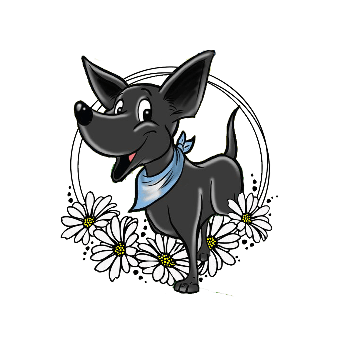 Daisy with daisies
